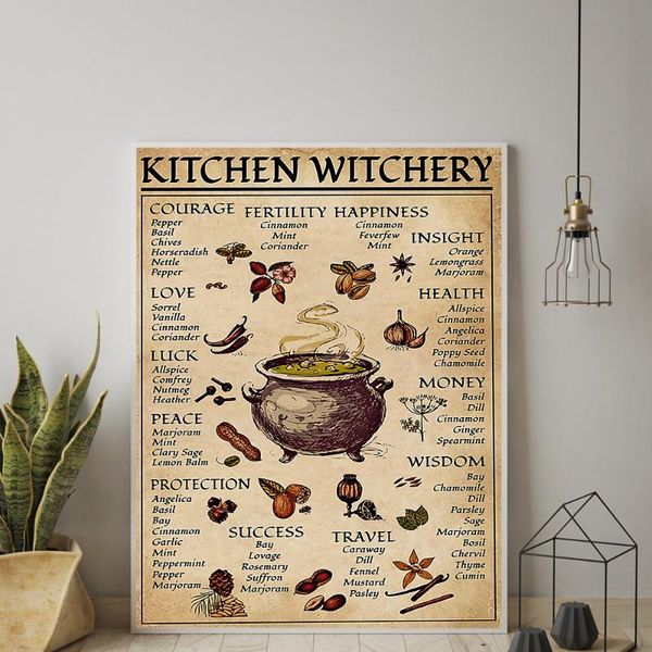 paintings kitchen witchery funny posters and prints decoration canvas wall pictures witches magic knowledge art painting gifts home decor
paintings kitchen witchery funny posters and prints decoration canvas wall pictures witches magic knowledge art painting gifts home decor
