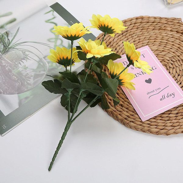decorative flowers & wreaths 1bunch artificial sunflower silk flower bouquet for wedding party home garden decoration simulatio
decorative flowers & wreaths 1bunch artificial sunflower silk flower bouquet for wedding party home garden decoration simulatio