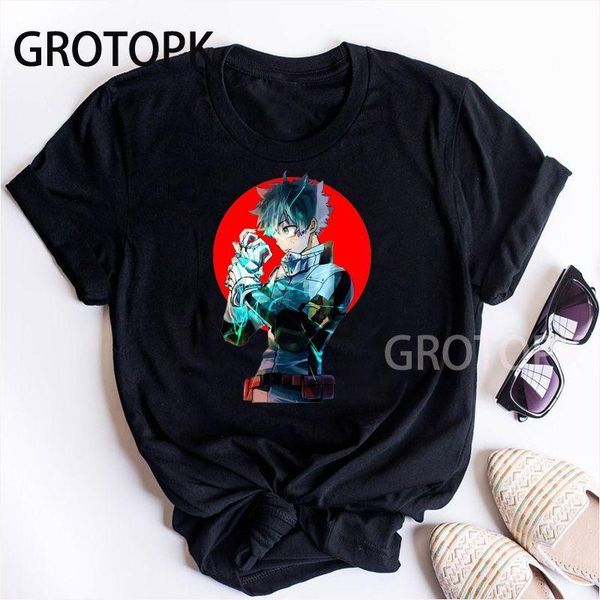 women's t-shirt harajuku t-shirts my hero academia midoriya izuku print cartoon ulzzang fashion summer casual o-neck, White
women's t-shirt harajuku t-shirts my hero academia midoriya izuku print cartoon ulzzang fashion summer casual o-neck, White