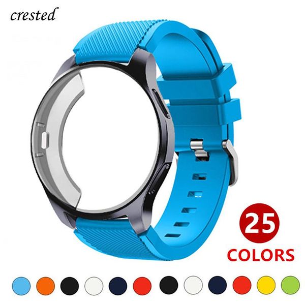 watch bands silicone case+band for samsung galaxy 46mm/42mm strap gear s3 frontier band sports watchband+protector case 42/46 mm, Black;brown
watch bands silicone case+band for samsung galaxy 46mm/42mm strap gear s3 frontier band sports watchband+protector case 42/46 mm, Black;brown
