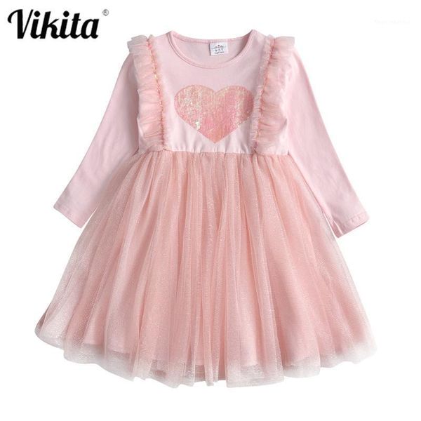 girl's dresses vikita girls sequins heart dress kids pink children long sleeve autumn winter christmas year clothes1, Red;yellow
girl's dresses vikita girls sequins heart dress kids pink children long sleeve autumn winter christmas year clothes1, Red;yellow
