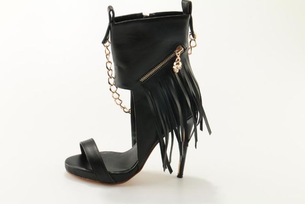 punk style leather sandals black gold chain zipper decor cut-out gladiator sandal boots for woman thin heel dress shoes
punk style leather sandals black gold chain zipper decor cut-out gladiator sandal boots for woman thin heel dress shoes