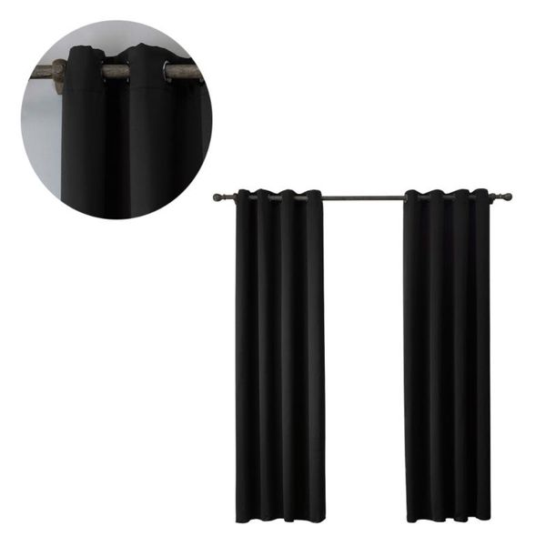 1pc shading window curtain plain color polyester for room bedroom black & drapes
1pc shading window curtain plain color polyester for room bedroom black & drapes