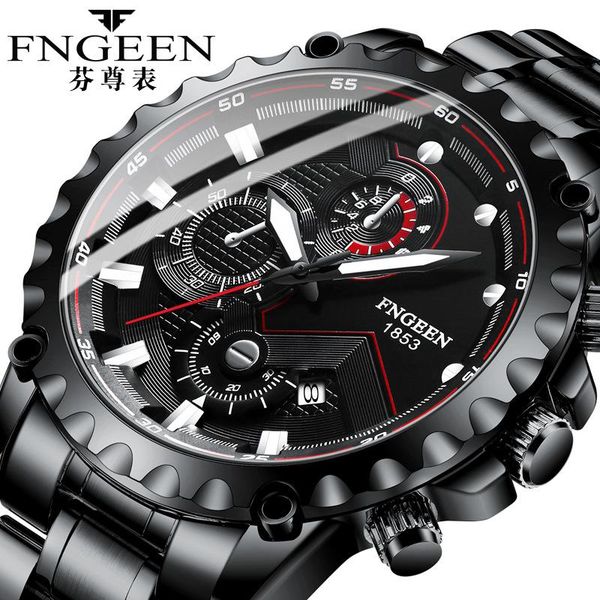 men's watch sport luxury stainless steel mens watches brand montre homme clock men gift wristwatches fngeen, Slivery;brown
men's watch sport luxury stainless steel mens watches brand montre homme clock men gift wristwatches fngeen, Slivery;brown