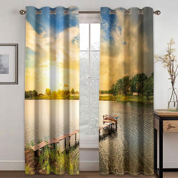 curtain & drapes 3d natural sunset lakeside landscape pattern bedroom living room shade custom set with hook accessories
curtain & drapes 3d natural sunset lakeside landscape pattern bedroom living room shade custom set with hook accessories