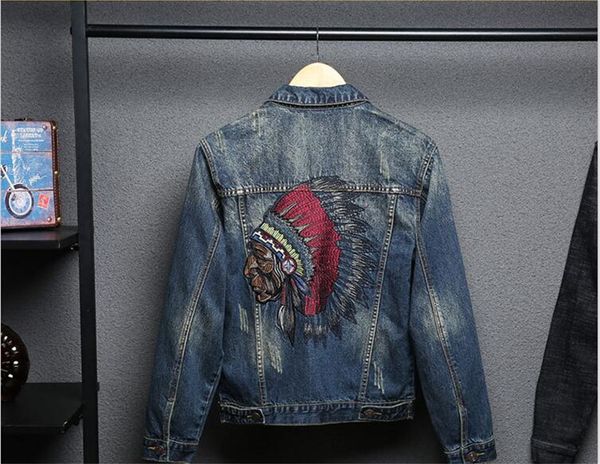 men's denim jacket indian embroidered outerwear ladies coat couple clothing spring and autumn 459, Black;brown
men's denim jacket indian embroidered outerwear ladies coat couple clothing spring and autumn 459, Black;brown
