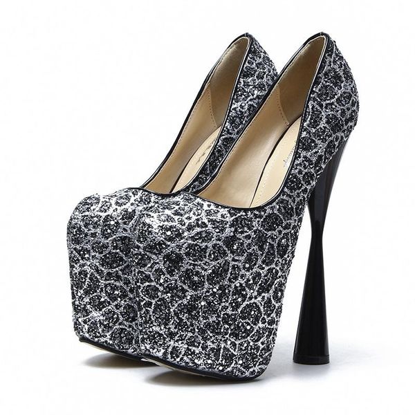 dress shoes women pumps heeled sequined cloth slip on 19cm hoof heels high round toe rhinestone party wedding woman, Black
dress shoes women pumps heeled sequined cloth slip on 19cm hoof heels high round toe rhinestone party wedding woman, Black