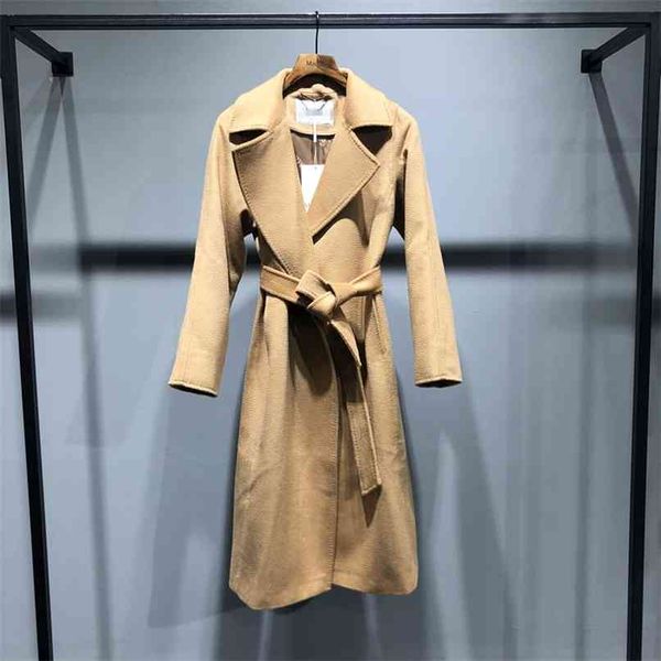 high-end women's jacket classic water ripple cashmere coat women's long section autumn winter cashmere coat fashion red jacket 210, Black
high-end women's jacket classic water ripple cashmere coat women's long section autumn winter cashmere coat fashion red jacket 210, Black