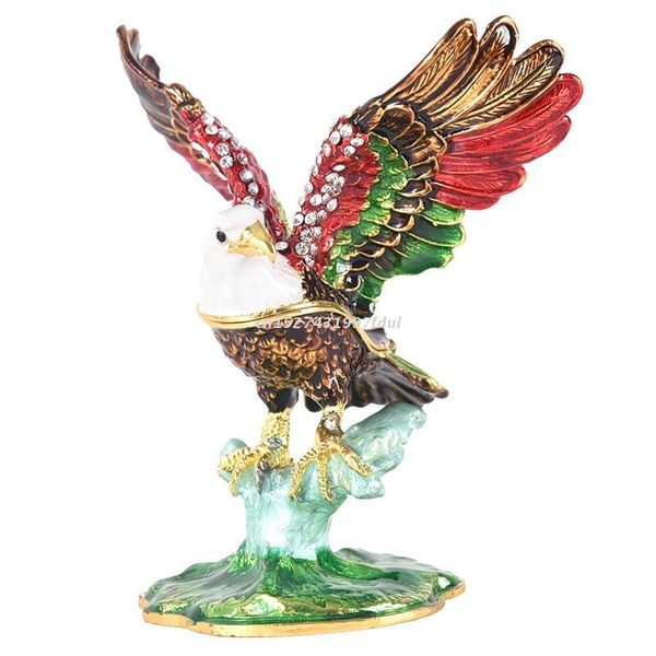 jewelry pouches, bags hinged trinket box jeweled hand-painted enamel garuda figurine bejeweled ring holder collectible for women, Pink;blue
jewelry pouches, bags hinged trinket box jeweled hand-painted enamel garuda figurine bejeweled ring holder collectible for women, Pink;blue