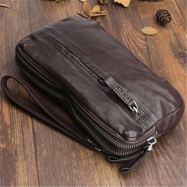 original handmade retro genuine leather handbag first layer long wallet multi-card position clutch bag multifunctional business wallets, Red;black
original handmade retro genuine leather handbag first layer long wallet multi-card position clutch bag multifunctional business wallets, Red;black