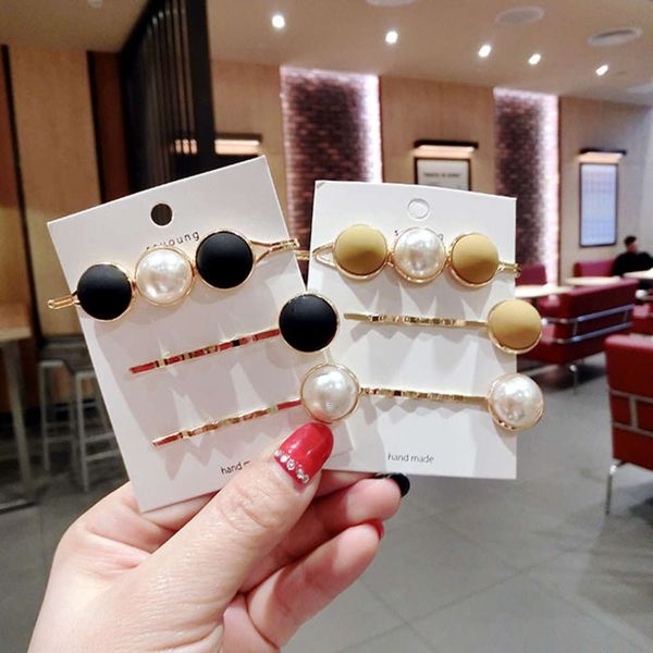 hairpin the same style of net red with korean frosted beads three piece one side clip student hairpin set, Golden;silver
hairpin the same style of net red with korean frosted beads three piece one side clip student hairpin set, Golden;silver