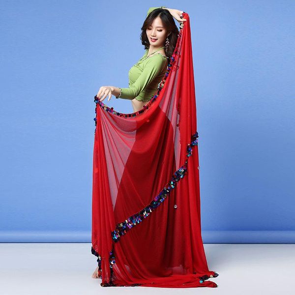 stage wear prop women dancewear accessories organdy veil shawls with coins belly dance veils performance malaya, Black;red
stage wear prop women dancewear accessories organdy veil shawls with coins belly dance veils performance malaya, Black;red