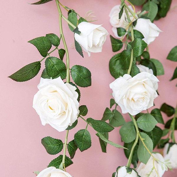 decorative flowers & wreaths diy home 2.5 meter 45 rose rattan artificial ivy vine spring autumn garden arch fake plant wedding decoration
decorative flowers & wreaths diy home 2.5 meter 45 rose rattan artificial ivy vine spring autumn garden arch fake plant wedding decoration