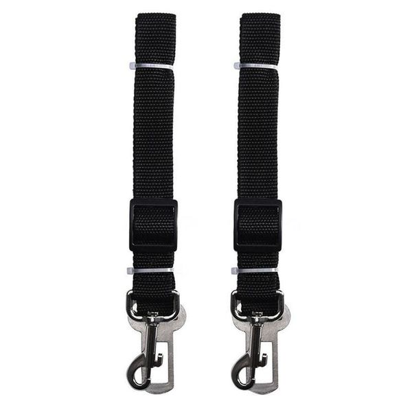 2pcs pet dog car seat belt adjustable safety leads vehicle seatbelt harness (black) covers
2pcs pet dog car seat belt adjustable safety leads vehicle seatbelt harness (black) covers