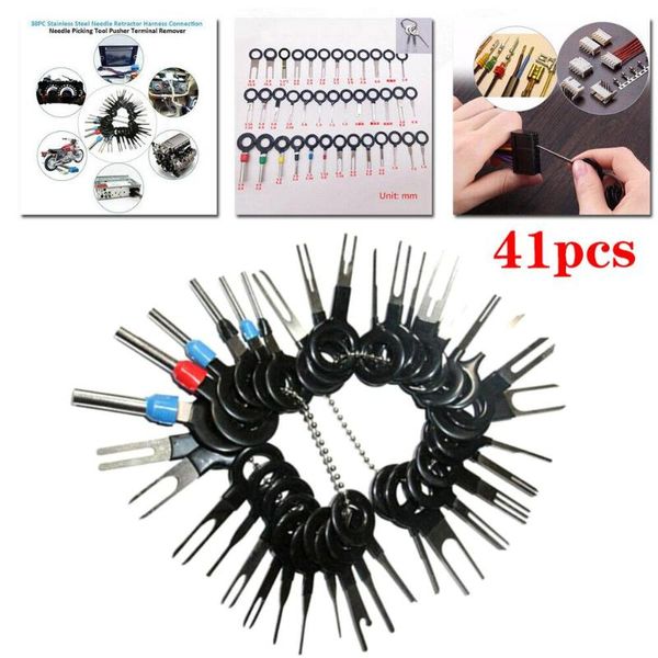 automotive repair kits 41pcs car terminal removal kit wiring crimp connector set key pin extractor electrical wire puller hand tools accesso
automotive repair kits 41pcs car terminal removal kit wiring crimp connector set key pin extractor electrical wire puller hand tools accesso