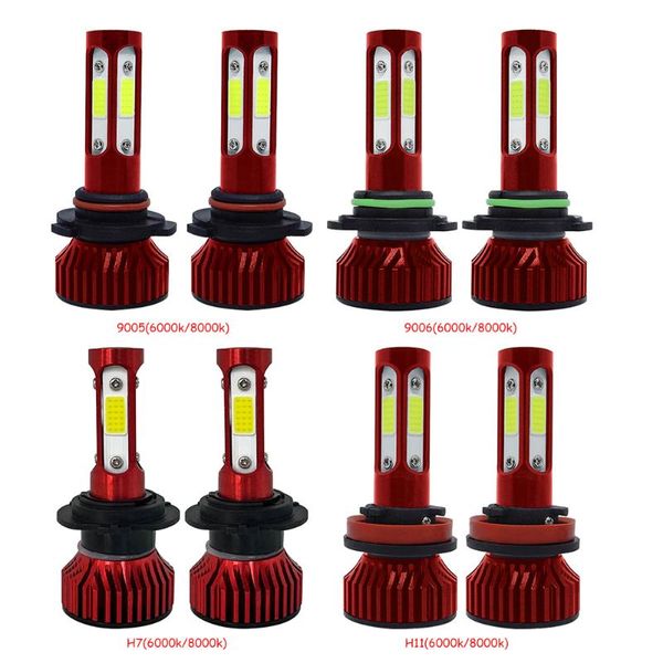 car headlights 4 sides 9005 9006 h7 h11 led headlight bulbs 6000k 8000k 8000lm cob high low beam for auto headlamps ip68 waterproof
car headlights 4 sides 9005 9006 h7 h11 led headlight bulbs 6000k 8000k 8000lm cob high low beam for auto headlamps ip68 waterproof