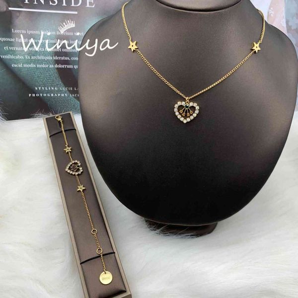 christian/dio necklace dijia / d star heart diamond temperament simple net red same bracelet, Red;brown
christian/dio necklace dijia / d star heart diamond temperament simple net red same bracelet, Red;brown