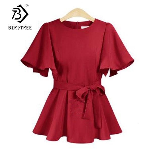 plus size xl-5xl women butterfly sleeves blouses new fashion summer casual o-neck lace up bow solid color t81231l 210419, White
plus size xl-5xl women butterfly sleeves blouses new fashion summer casual o-neck lace up bow solid color t81231l 210419, White