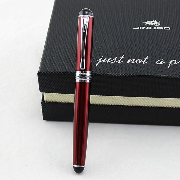 jinhao x750 red silver clip metal fountain pen 0.5mm nib steel ink pens for gift office supplies school
jinhao x750 red silver clip metal fountain pen 0.5mm nib steel ink pens for gift office supplies school