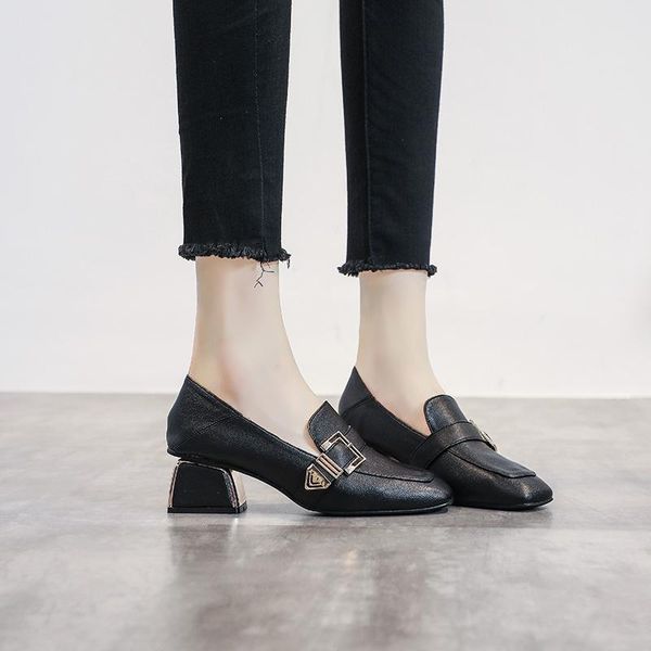 dress shoes pumps women high heels loafers slip on luxury mules office leather oxford designer wedges platform metal decoration, Black
dress shoes pumps women high heels loafers slip on luxury mules office leather oxford designer wedges platform metal decoration, Black
