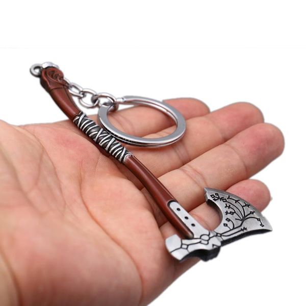 keychains god of war keychain leviathan axe kratos metal pendant key ring, Silver
keychains god of war keychain leviathan axe kratos metal pendant key ring, Silver