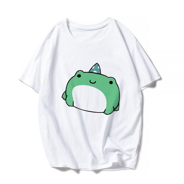 women's t-shirt cute frog print t shirts woman clothes kawaii vogue summer vetement femme family look funny t-shirts stylish happy youn, White
women's t-shirt cute frog print t shirts woman clothes kawaii vogue summer vetement femme family look funny t-shirts stylish happy youn, White