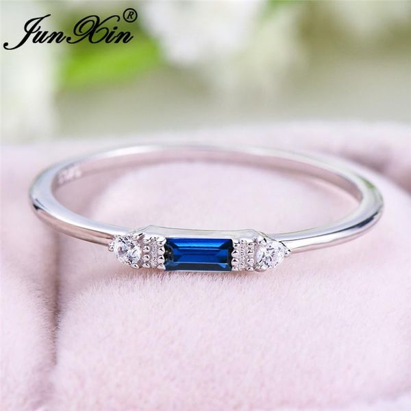 wedding rings 925 sterling silver for women minimalist thin ring stacking small rectangle blue zircon engagement jewelry cz, Slivery;golden
wedding rings 925 sterling silver for women minimalist thin ring stacking small rectangle blue zircon engagement jewelry cz, Slivery;golden