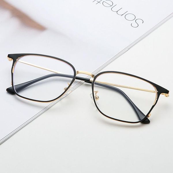 fashion sunglasses frames vintage oversized glasses frame men women square optical eyeglasses clear lens spectacle female plain eyewear 639, Black
fashion sunglasses frames vintage oversized glasses frame men women square optical eyeglasses clear lens spectacle female plain eyewear 639, Black