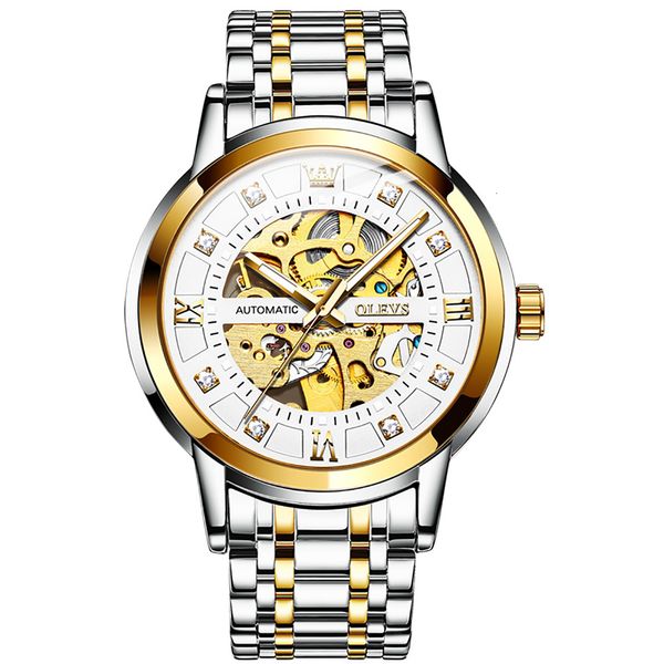 fashion automatic clock men mechanical luxury brand sier stainless steel skeleton s uomo 2021, Slivery;brown
fashion automatic clock men mechanical luxury brand sier stainless steel skeleton s uomo 2021, Slivery;brown