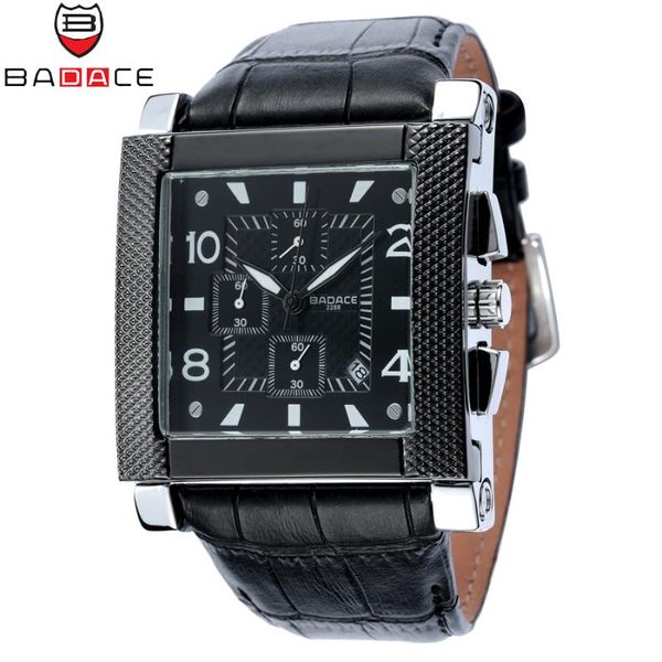 wristwatches badace men's fashion casual multifunction watches men waterproof leather square quartz watch man clock male 2288, Slivery;brown
wristwatches badace men's fashion casual multifunction watches men waterproof leather square quartz watch man clock male 2288, Slivery;brown