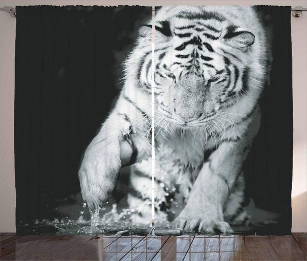 curtain & drapes tiger curtains black and white of large cat playing with water cool animals fun living room bedroom window
curtain & drapes tiger curtains black and white of large cat playing with water cool animals fun living room bedroom window