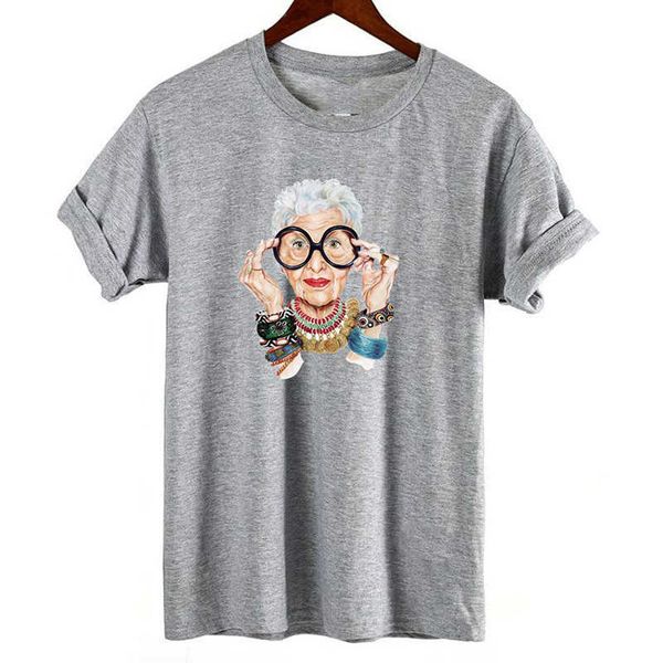 summer tumblr fashion old women print t shirt women cotton o-neck short sleeve for women kawaii tshirt 210527, White
summer tumblr fashion old women print t shirt women cotton o-neck short sleeve for women kawaii tshirt 210527, White