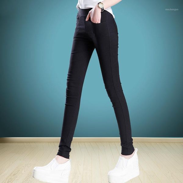 women's pants & capris 2021 summer women solid elastic high waist skinny pencil office lady casual slim bodycon trousers pantalones muj, Black;white
women's pants & capris 2021 summer women solid elastic high waist skinny pencil office lady casual slim bodycon trousers pantalones muj, Black;white