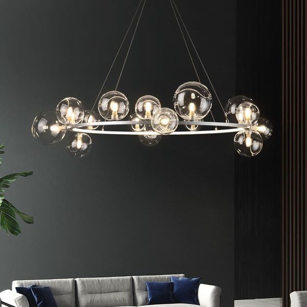 chandeliers modern glass bubble dining room chandelier led long round g9 metal cable hanging lighting for bar restaurant
chandeliers modern glass bubble dining room chandelier led long round g9 metal cable hanging lighting for bar restaurant