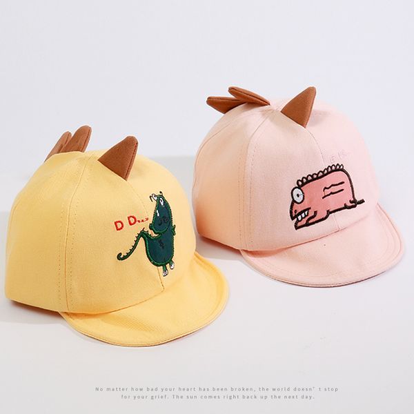 children's summer thin sunscreen hat boys and girls adjustable baseball cap baby cartoon embroidered sunshade cap, Yellow
children's summer thin sunscreen hat boys and girls adjustable baseball cap baby cartoon embroidered sunshade cap, Yellow