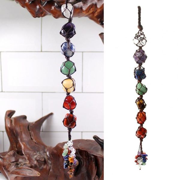 interior decorations seven-color chakra natural stone car hanging ornament hand-woven tassels pendant home decor vehicle delicate decoration
interior decorations seven-color chakra natural stone car hanging ornament hand-woven tassels pendant home decor vehicle delicate decoration