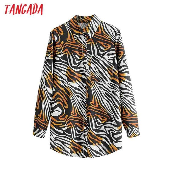 women retro oversized animal print pocket blouse long sleeve chic female casual loose shirt blusas 2f102 210416, White
women retro oversized animal print pocket blouse long sleeve chic female casual loose shirt blusas 2f102 210416, White