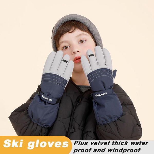 children's mittens ski gloves winter riding windproof thickened student warm anti-skid, waterproof and outdoor, White
children's mittens ski gloves winter riding windproof thickened student warm anti-skid, waterproof and outdoor, White