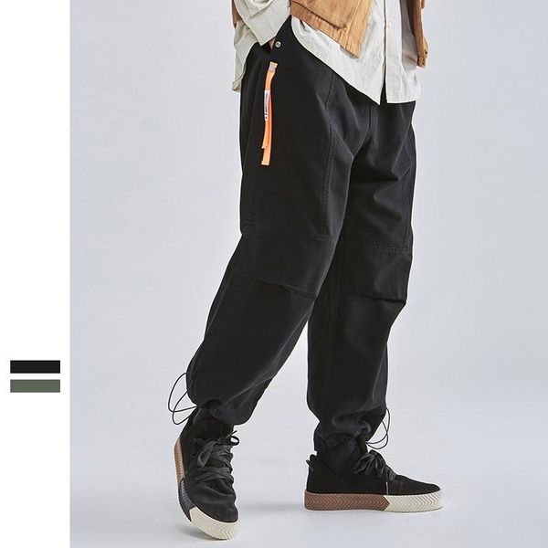 men's pants clothing fashion brand overalls 2021 autumn youth loose casual trousers, Black
men's pants clothing fashion brand overalls 2021 autumn youth loose casual trousers, Black