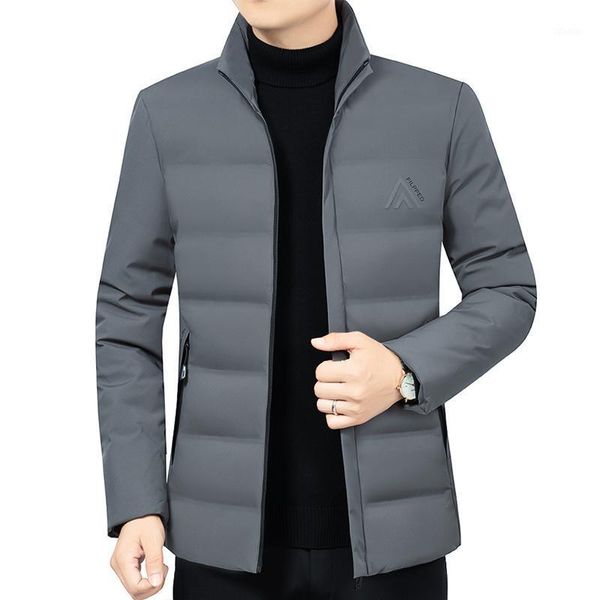 men's down & parkas winter warm coats standing collar slim business casual men good quality jacket, Black
men's down & parkas winter warm coats standing collar slim business casual men good quality jacket, Black