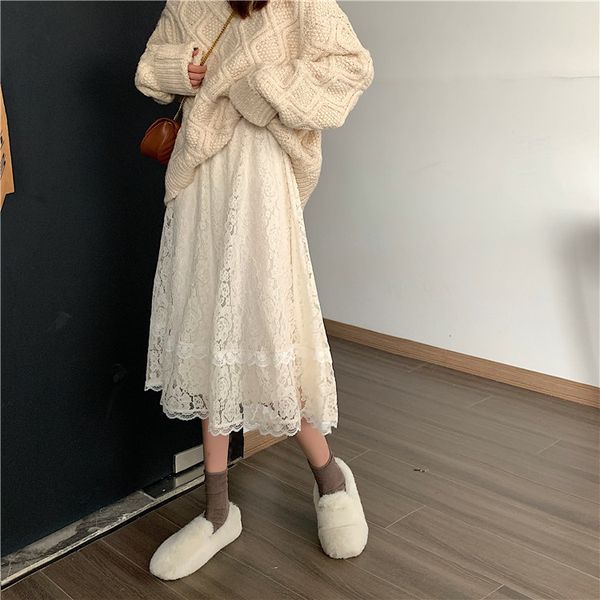 skirts fdfklak autumn winter skirt women 2021 ins loose high waist sweet lace long skirt spring summer student's a-line skirts milc, Black
skirts fdfklak autumn winter skirt women 2021 ins loose high waist sweet lace long skirt spring summer student's a-line skirts milc, Black