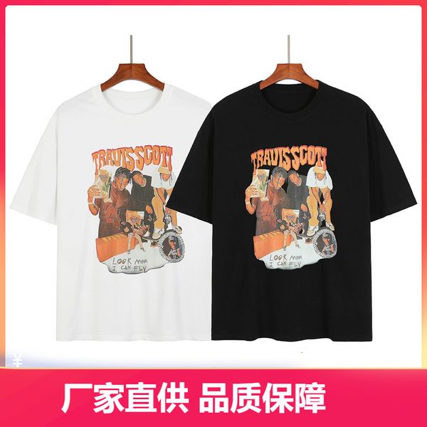 ts2021 summer high street fashion character dirty braid print large loose short sleeve t-shirt, White;black
ts2021 summer high street fashion character dirty braid print large loose short sleeve t-shirt, White;black