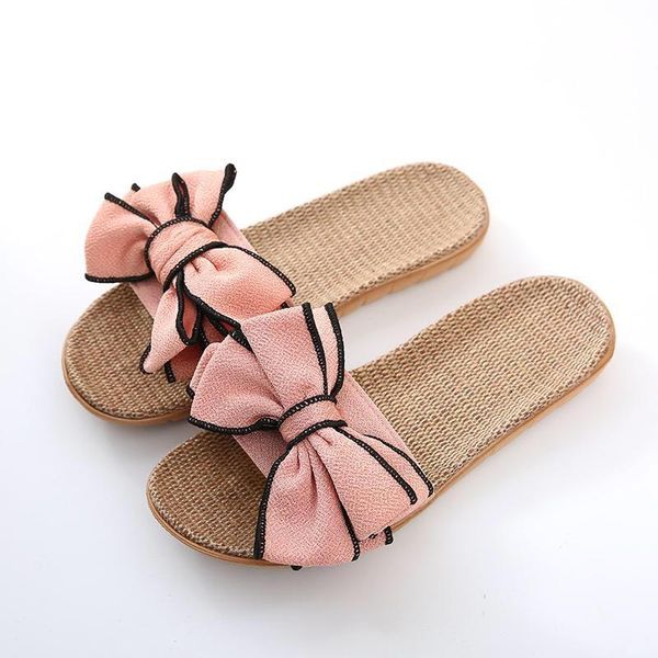 lovely bowtie design 2021 casual flat slippers for women outside slides chaussure cotton fabric ladys comfort home shoes, Black
lovely bowtie design 2021 casual flat slippers for women outside slides chaussure cotton fabric ladys comfort home shoes, Black
