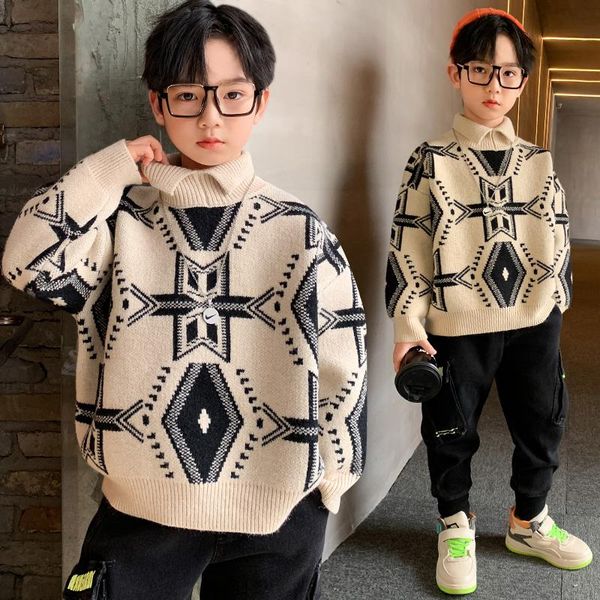british children's clothing boys sweaters diamond plaid pullover turtleneck coat spring autumn boy knitwear winter warm top, Blue
british children's clothing boys sweaters diamond plaid pullover turtleneck coat spring autumn boy knitwear winter warm top, Blue