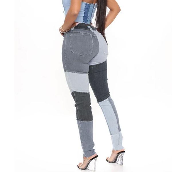 women's jeans denim trouser lady pencil pants patchwork with tassels women high waist stretch skinny color block splice streetwear, Blue
women's jeans denim trouser lady pencil pants patchwork with tassels women high waist stretch skinny color block splice streetwear, Blue
