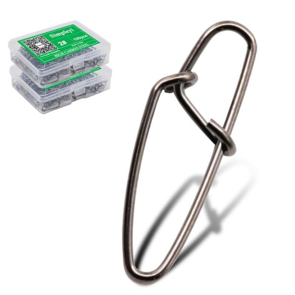 fishing hooks 50-100pcs/box stainless steel hook lock snap swivel solid ring safety 0#-4# connector fish box tackle tool
fishing hooks 50-100pcs/box stainless steel hook lock snap swivel solid ring safety 0#-4# connector fish box tackle tool