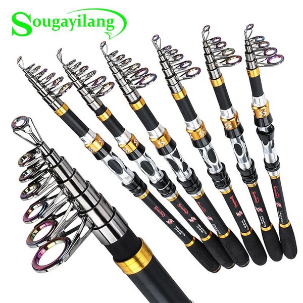 sougayilang 1.8m-3.6m fishing rod carbon fiber portable spinning pole travel sea boat rock rods
sougayilang 1.8m-3.6m fishing rod carbon fiber portable spinning pole travel sea boat rock rods