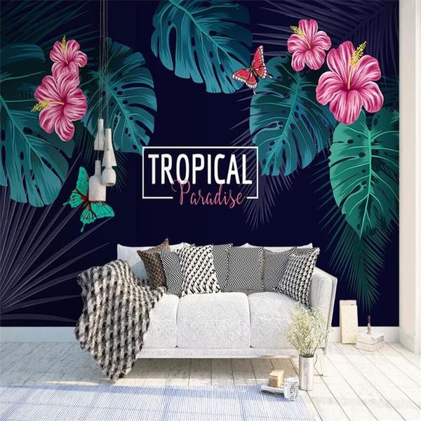 wallpapers custom nordic tropical rainforest plants home decor wall paper 3d modern living room bedroom background mural wallpaper
wallpapers custom nordic tropical rainforest plants home decor wall paper 3d modern living room bedroom background mural wallpaper