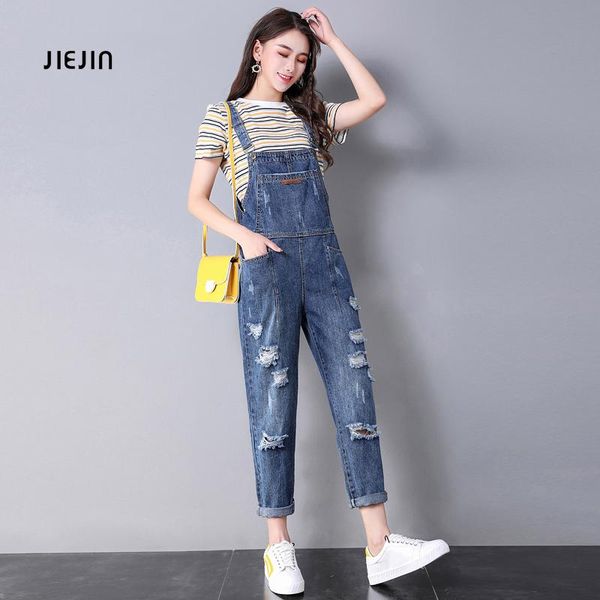 women's jumpsuits & rompers for women 2021 elegant ladies denim ripped jeans bib full length pinafore overall solid loose jumpsuit pant, Black;white
women's jumpsuits & rompers for women 2021 elegant ladies denim ripped jeans bib full length pinafore overall solid loose jumpsuit pant, Black;white
