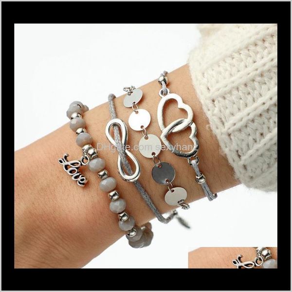 bracelets drop delivery 2021 bohemian charm letter heart love bracelts for women natural stone multilayer bracelet set fashion party jewelry, Golden;silver
bracelets drop delivery 2021 bohemian charm letter heart love bracelts for women natural stone multilayer bracelet set fashion party jewelry, Golden;silver